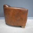 Accent Chair - Brown Leather