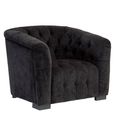 Fenton Armchair - Black Fabric