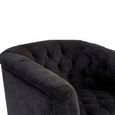 Fenton Armchair - Black Fabric