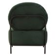 Haya Retro Chair - Green Velvet Fabric
