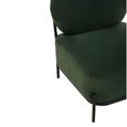 Haya Retro Chair - Green Velvet Fabric