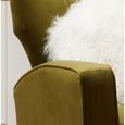 Hayley Armchair - Green Velvet Fabric