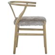 Hazel Chair - Curved - American Oak Wood