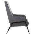 Henia Armchair - Ash Velvet Fabric