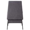 Henia Armchair - Ash Velvet Fabric