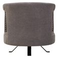 Hestia Armchair - Swivel - Ash Velvet Fabric
