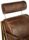Hoxton Lounge Chair - Brown Leather