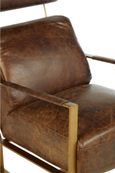 Hoxton Lounge Chair - Brown Leather