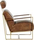 Hoxton Lounge Chair - Brown Leather