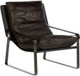 Hoxton Lounge Chair - Dark Brown Leather
