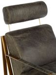 Hoxton Lounge Chair - Ebony Leather