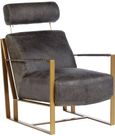 Hoxton Lounge Chair - Ebony Leather