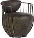 Hoxton Swivel Chair - Ebony Leather