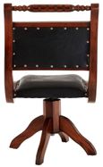 Inca Chair - Swivel - Black Leather