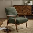 Ivy Armchair - Olive Fabric