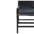Kendari Armchair - Black Leather