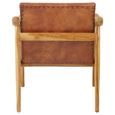 Kendari Lounge Chair - Brown Leather