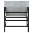 Kendari Armchair - Grey Leather