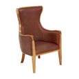 Kendari Lounge Chair - Vintage Brown Leather