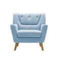 Lambeth Armchair - Blue Fabric