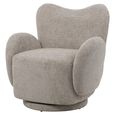 Bingham Swivel Armchair - Taupe Fabric