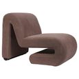 Ellis Accent Chair - Mid Brown Fabric