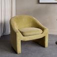Rowley Accent Chair - Olive Chenille Fabric