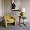 Rowley Accent Chair - Olive Chenille Fabric