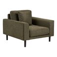 Lido Lounge Armchair - Olive Green - Fabric