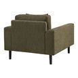 Lido Lounge Armchair - Olive Green - Fabric