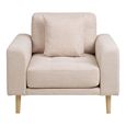 Lido Lounge Armchair - Sand - Fabric