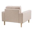 Lido Lounge Armchair - Sand - Fabric