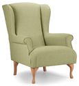 Linnet Sage Fabric Accent Chair