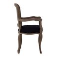 Loire Armchair - Dark Grey and Black Fabric