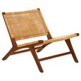 Lovina Lounge Chair - Teak Wood and Rattan