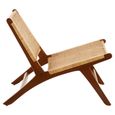 Lovina Lounge Chair - Teak Wood and Rattan