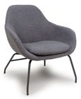 Moby Accent Chair - Grey Fabric