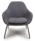 Moby Accent Chair - Grey Fabric