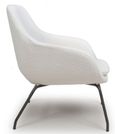 Moby Accent Chair - Ivory Fabric