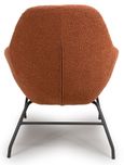 Moby Accent Chair - Orange Fabric