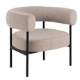 Oakfield Lounge Chair - Beige Boucle Fabric