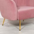 Tub Chair - Pink Velvet