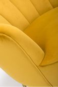 Stella Accent Chair - Yellow Fabric