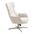 Turin Lounge Chair - Natural - Fabric - Swivel