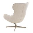 Turin Lounge Chair - Natural - Fabric - Swivel