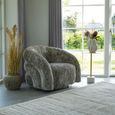 Valletta Lounge Chair - Dark Grey - Fabric - Swivel