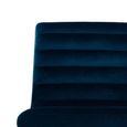 Vogue Cocktail Chair - Midnight Blue Velvet Fabric