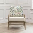 Cirsium Idris Armchair - Damson - Printed