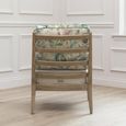 Cirsium Idris Armchair - Damson - Printed
