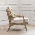 Delamere Idris Armchair - Linen - Printed